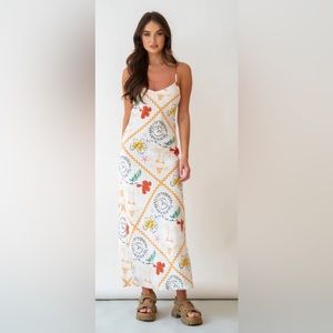 VRG GRL Magic Summer Bias Cut Maxi Dress // Holiday